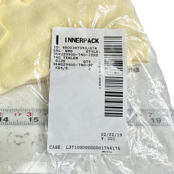 Wonder Nation Girls Uniform Short Sleeve Polo-style Yellow XS Tagless Comfort - Picture 8 of 8